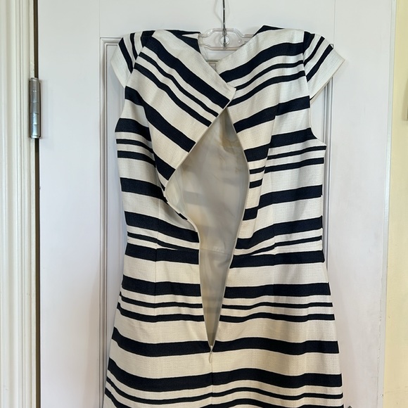 Blue and White Striped Dress - Picture 3 of 8